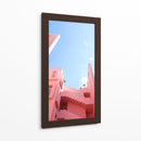 La casa rosa | Cuadro decorativo de Canvas Lab