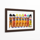 La evolución de Goku | Cuadro decorativo de Canvas Lab