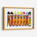 La evolución de Goku | Cuadro decorativo de Canvas Lab