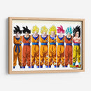 La evolución de Goku | Cuadro decorativo de Canvas Lab