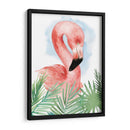 Acuarela Flamingo Composición I - Grace Popp | Cuadro decorativo de Canvas Lab