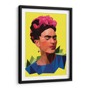 Frida geométrica | Cuadro decorativo de Canvas Lab