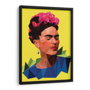 Frida geométrica | Cuadro decorativo de Canvas Lab