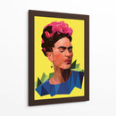 Frida geométrica | Cuadro decorativo de Canvas Lab