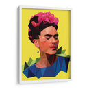 Frida geométrica | Cuadro decorativo de Canvas Lab