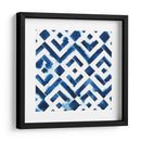 Tiles De Acuarela De Cobalto Ii - Grace Popp | Cuadro decorativo de Canvas Lab