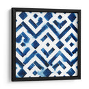 Tiles De Acuarela De Cobalto Ii - Grace Popp | Cuadro decorativo de Canvas Lab