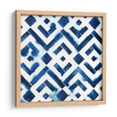 Tiles De Acuarela De Cobalto Ii - Grace Popp | Cuadro decorativo de Canvas Lab