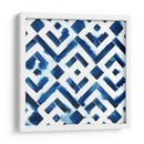Tiles De Acuarela De Cobalto Ii - Grace Popp | Cuadro decorativo de Canvas Lab