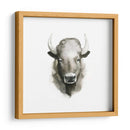 Búfalo Acuarela - Grace Popp | Cuadro decorativo de Canvas Lab