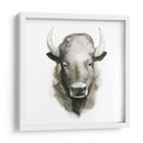 Búfalo Acuarela - Grace Popp | Cuadro decorativo de Canvas Lab
