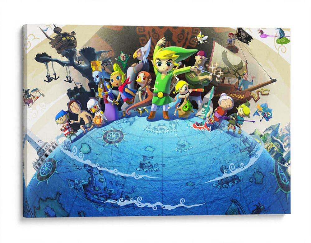 Legend Zelda | Cuadro decorativo de Canvas Lab