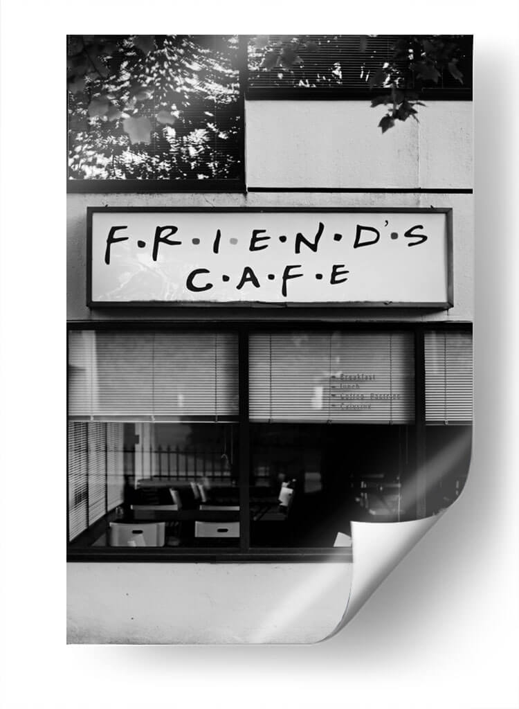 Friend's Café | Cuadro decorativo de Canvas Lab