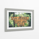 Life is short enjoy your coffee | Cuadro decorativo de Canvas Lab
