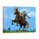 Link on horse | Cuadro decorativo de Canvas Lab