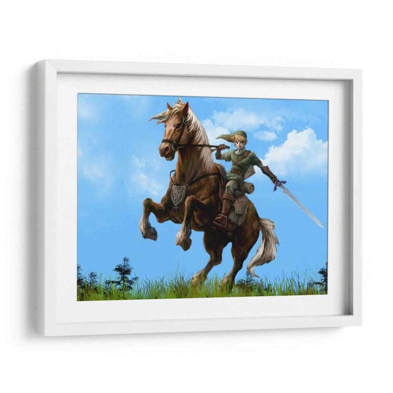 Link on horse | Cuadro decorativo de Canvas Lab