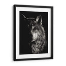 Scratchboard Wolf Iii - Julie T. Chapman | Cuadro decorativo de Canvas Lab