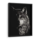 Scratchboard Wolf Iii - Julie T. Chapman | Cuadro decorativo de Canvas Lab