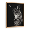 Scratchboard Wolf Iii - Julie T. Chapman | Cuadro decorativo de Canvas Lab