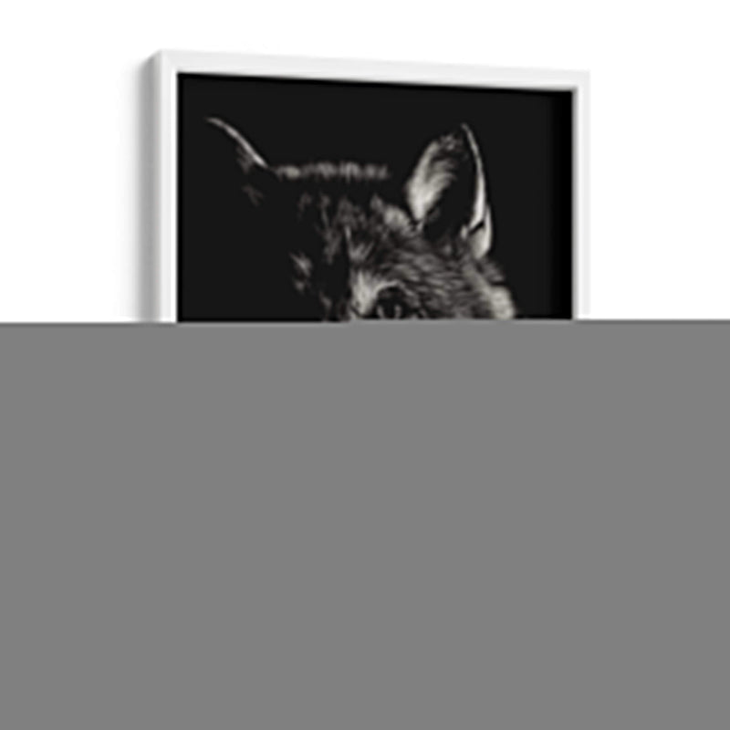 Scratchboard Wolf Iii - Julie T. Chapman | Cuadro decorativo de Canvas Lab