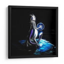 Neon Mewtwo | Cuadro decorativo de Canvas Lab