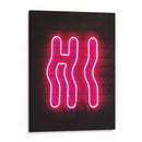 Pink hi | Cuadro decorativo de Canvas Lab