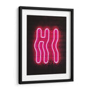 Pink hi | Cuadro decorativo de Canvas Lab