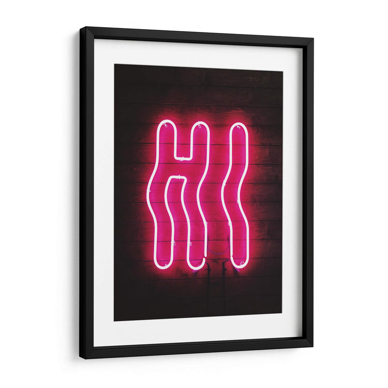Pink hi | Cuadro decorativo de Canvas Lab