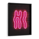 Pink hi | Cuadro decorativo de Canvas Lab