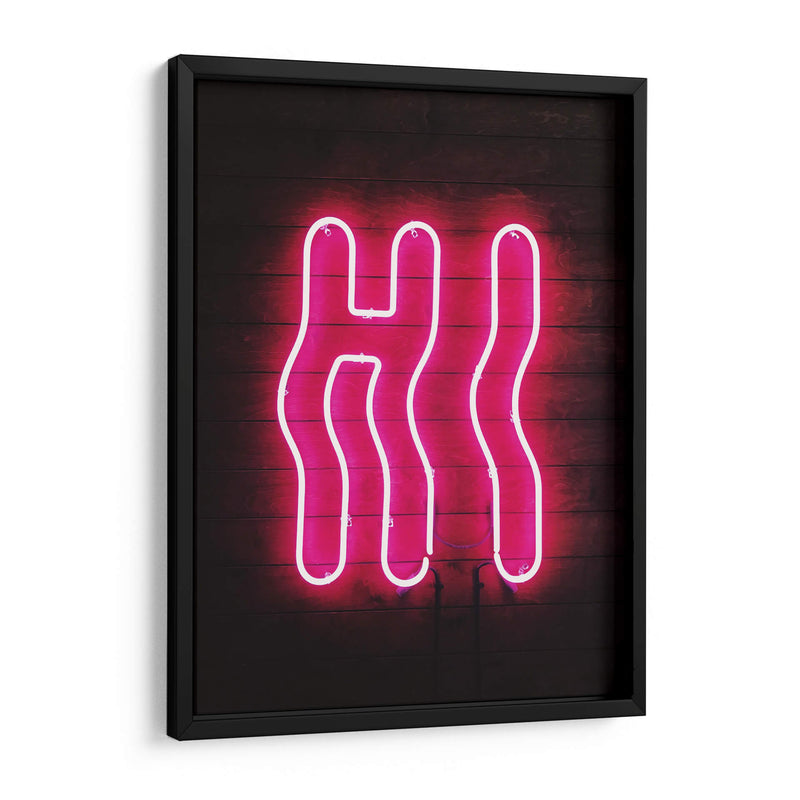 Pink hi | Cuadro decorativo de Canvas Lab