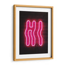 Pink hi | Cuadro decorativo de Canvas Lab