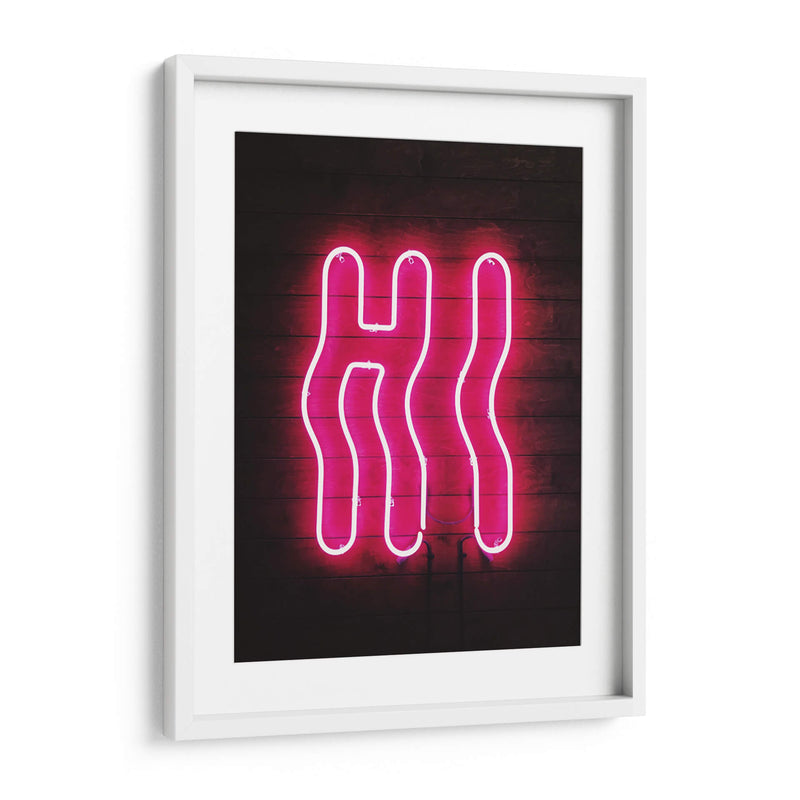 Pink hi | Cuadro decorativo de Canvas Lab