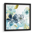 Aqua Flora I - June Erica Vess | Cuadro decorativo de Canvas Lab
