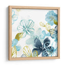 Aqua Flora Ii - June Erica Vess | Cuadro decorativo de Canvas Lab