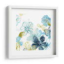 Aqua Flora Ii - June Erica Vess | Cuadro decorativo de Canvas Lab