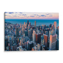 Rascacielos con reflejos rosados | Cuadro decorativo de Canvas Lab