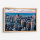 Rascacielos con reflejos rosados | Cuadro decorativo de Canvas Lab