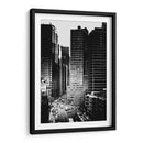 Rascacielos en negro | Cuadro decorativo de Canvas Lab