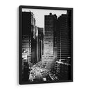 Rascacielos en negro | Cuadro decorativo de Canvas Lab