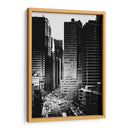 Rascacielos en negro | Cuadro decorativo de Canvas Lab