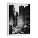 Rascacielos en negro | Cuadro decorativo de Canvas Lab