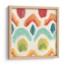 Caleidoscopio Textil I - June Erica Vess | Cuadro decorativo de Canvas Lab