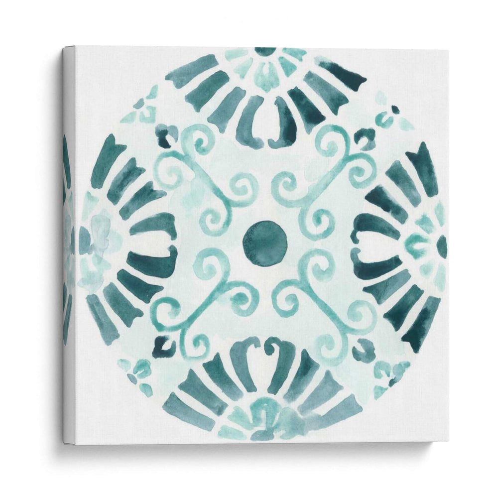 Aqua Medallions V - June Erica Vess | Cuadro decorativo de Canvas Lab