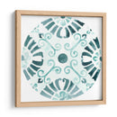 Aqua Medallions V - June Erica Vess | Cuadro decorativo de Canvas Lab