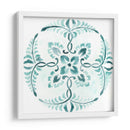 Aqua Medallions Vi - June Erica Vess | Cuadro decorativo de Canvas Lab