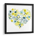 Sincero Floral I - June Erica Vess | Cuadro decorativo de Canvas Lab