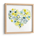 Sincero Floral I - June Erica Vess | Cuadro decorativo de Canvas Lab