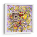 Chickadee Y Manzanas - Marcia Matcham | Cuadro decorativo de Canvas Lab
