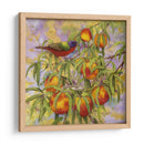 Bunting Pintado Y Melocotones - Marcia Matcham | Cuadro decorativo de Canvas Lab