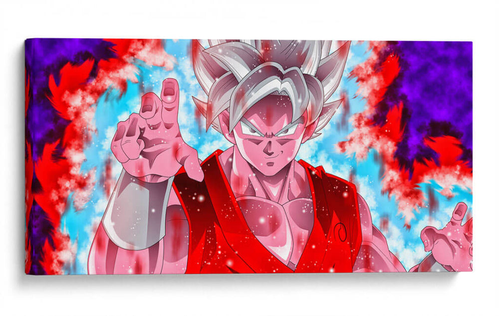 Super Saiyan Blue Kaioken x10 | Cuadro decorativo de Canvas Lab